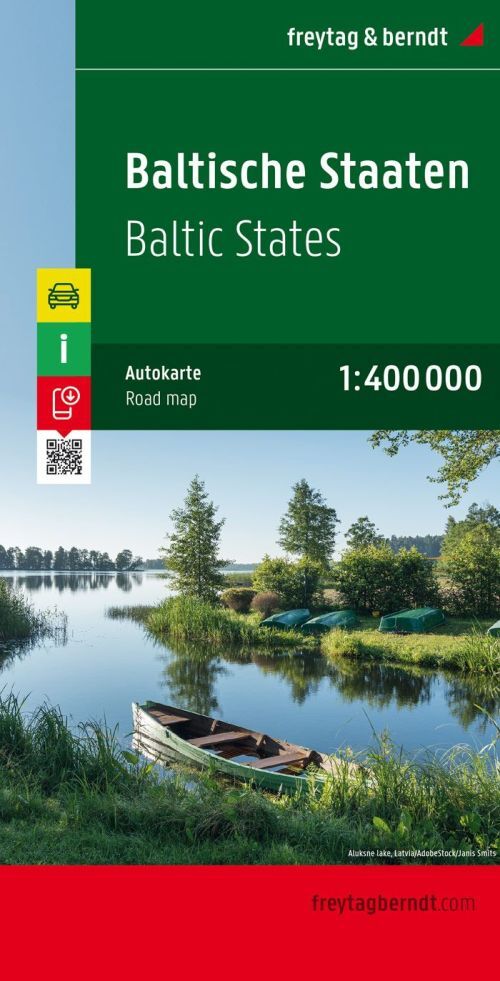 Baltic States - Estonia, Latvia & Lithuania Road Map