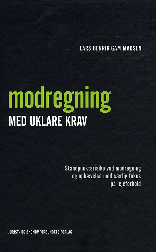 Modregning med uklare krav