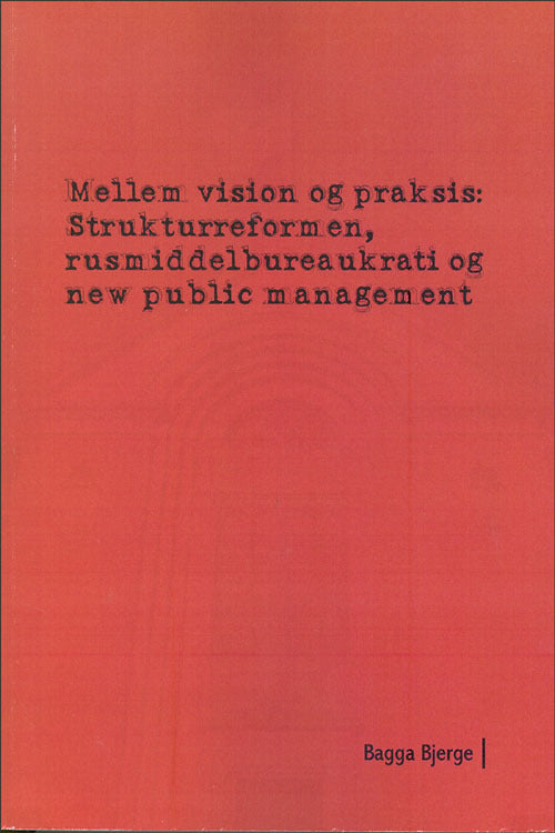 Ph.D.-afhandling. Mellem vision og praksis - strukturreformen, rusmiddelbureaukrati og New Public Management