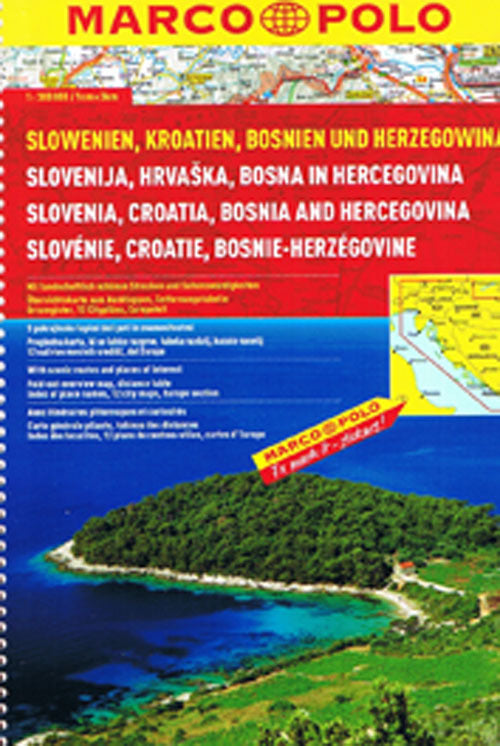 Marco Polo Atlas Slovenia, Croatia, Bosnia and Hercegovina