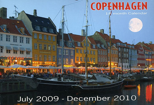Copenhagen Calendar 2009-2010, 18 month - Nyhavn