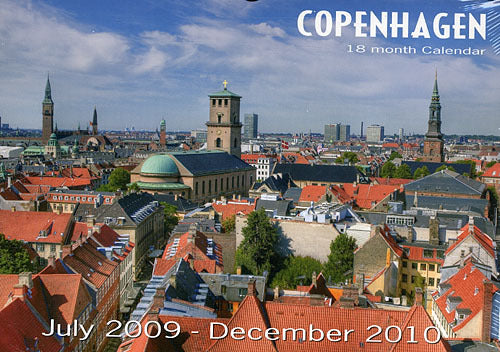 Copenhagen Calendar 2009-2010, 18 month - Byens tårne