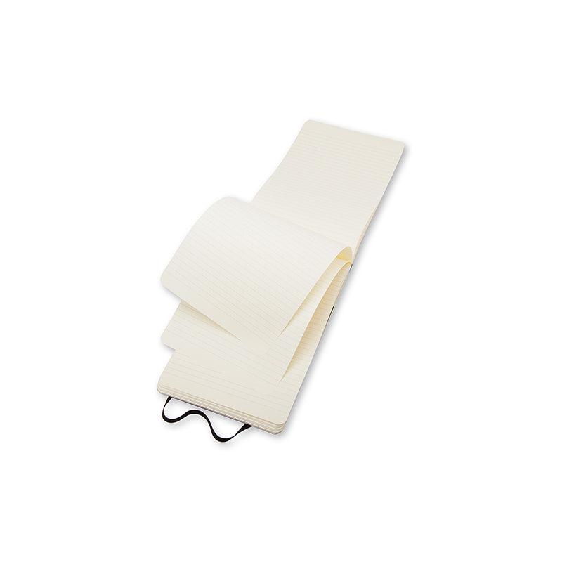 Notesblok reporter Moleskine pocket sort m/linj. ark soft