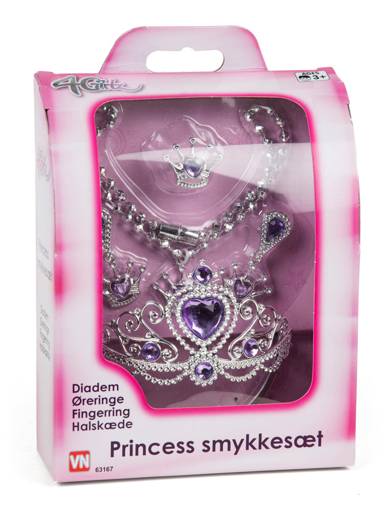 4-girlz diadem + smykker asst.