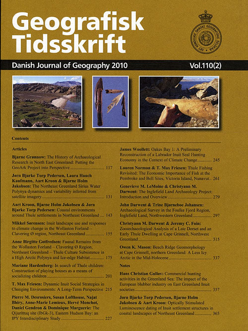 Geografisk Tidsskrift 2010 vol. 110 (2)