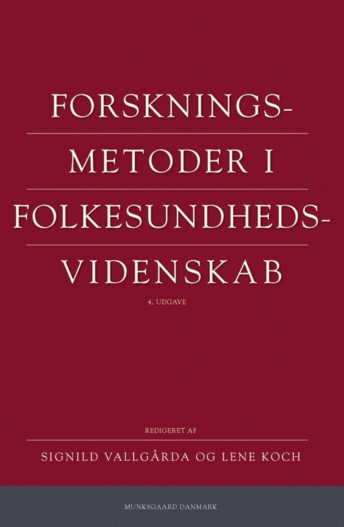 Forskningsmetoder i folkesundhedsvidenskab