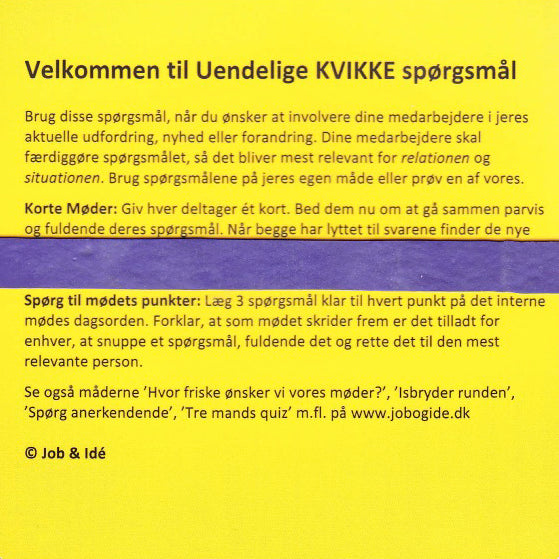 Uendelige kvikke spørgsmål