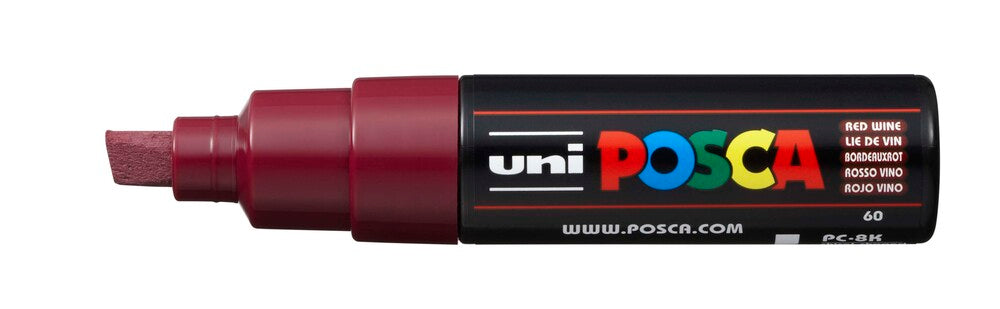 Paintmarker Uni POSCA pc-8k vin rød