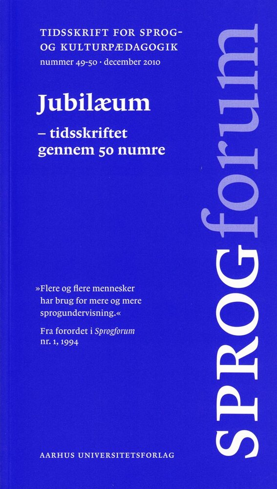 Jubilæum - tidsskriftet gennem 50 numre