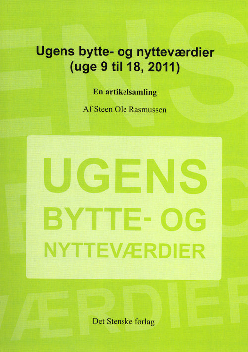 Ugens bytte- og nytteværdier
