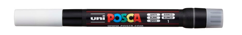Paintmarker Uni POSCA pcf-350 hvid brush