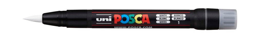 Paintmarker Uni POSCA pcf-350 hvid brush