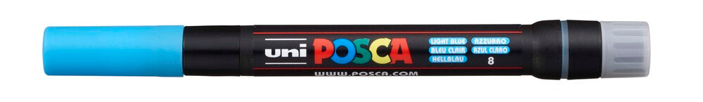 Paintmarker Uni POSCA pcf-350 lys blå brush