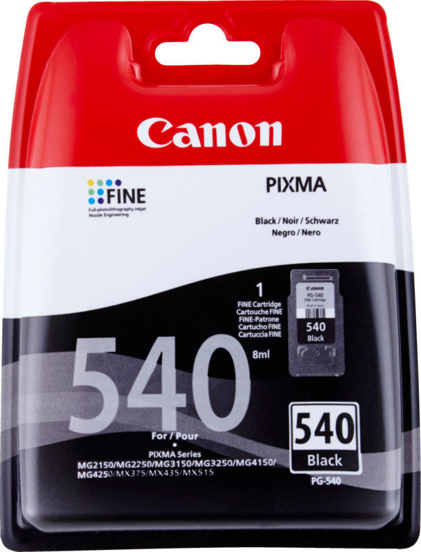 Canon PG-540 black ink cartridge printerpatron