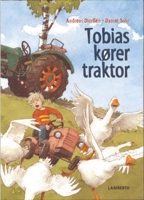 Tobias kører traktor