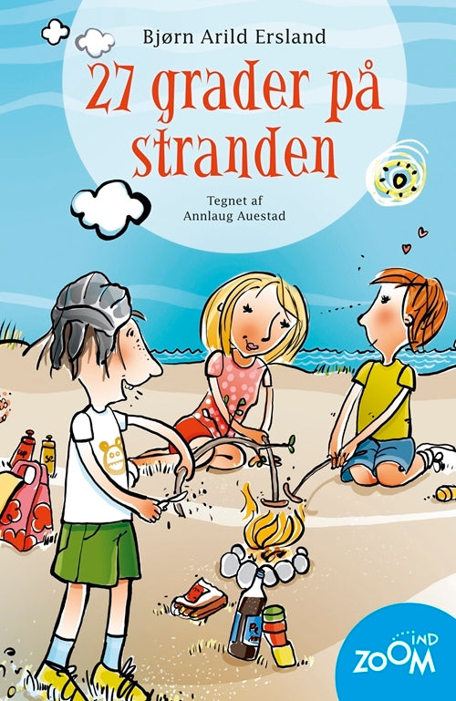27 grader på stranden