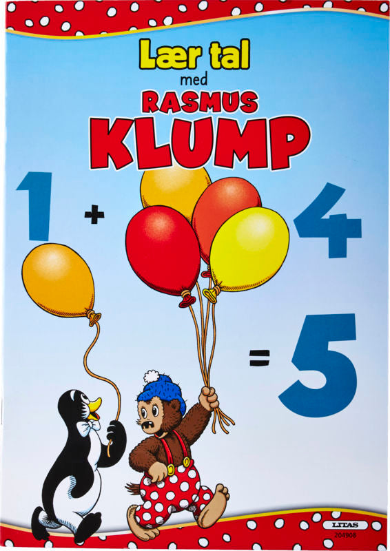 Opgavebog Rasmus Klump lær tal