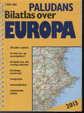 Paludans Bilatlas over Europa, 2013