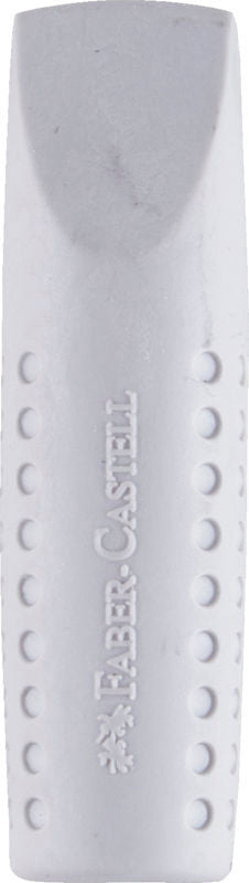 Topviskelæder jumbo Faber-Castell sølv