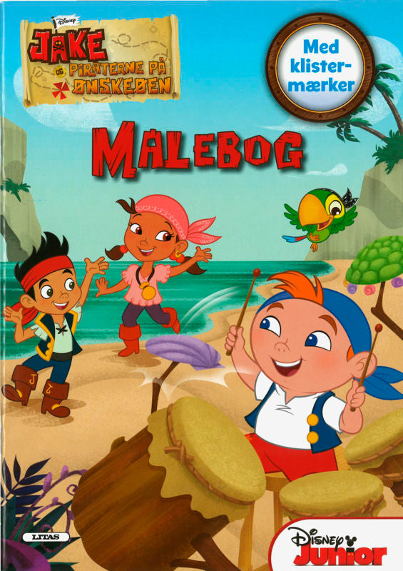MALEBOG JAKE OG ØNSKEØENS PIRATER