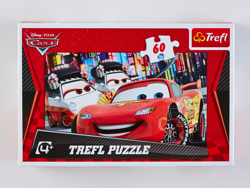 Puslespil cars 60 brikker trefl