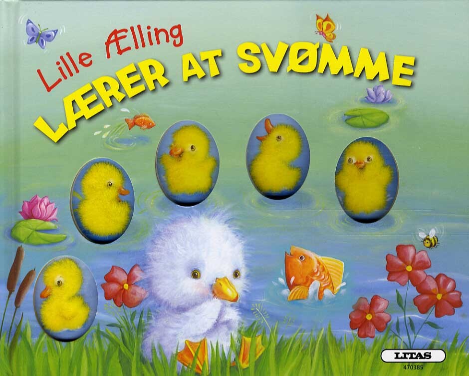 Lille ælling lærer at svømme - rør - følebog