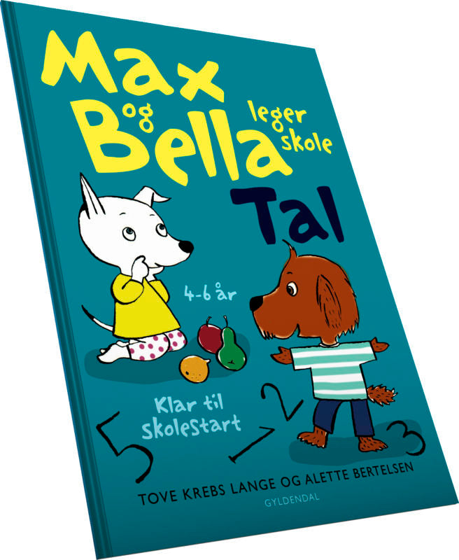 Max og Bella leger skole. Tal