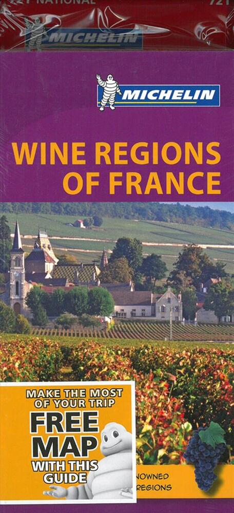 Michelin Wine Regions of France + France National Map 721