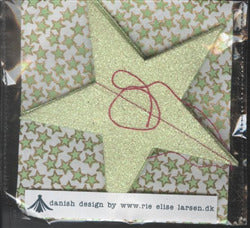 Glitterstars fra Rie Elise Larsen / Grøn