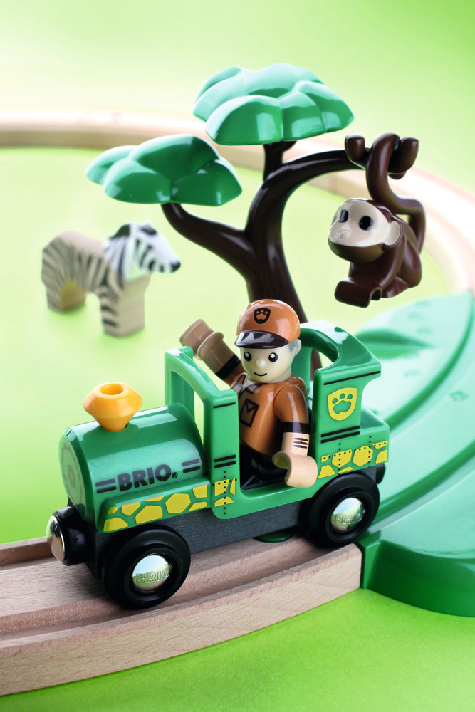 BRIO 33720 Togbane, Safari, sæt