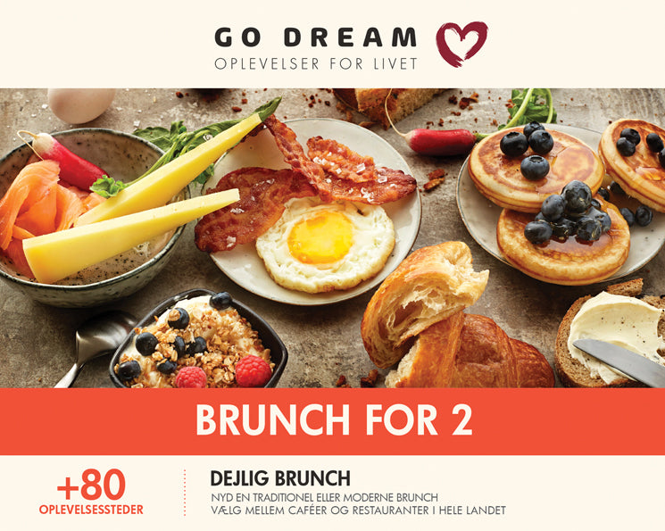 GO DREAM Brunch for 2 - 249,-