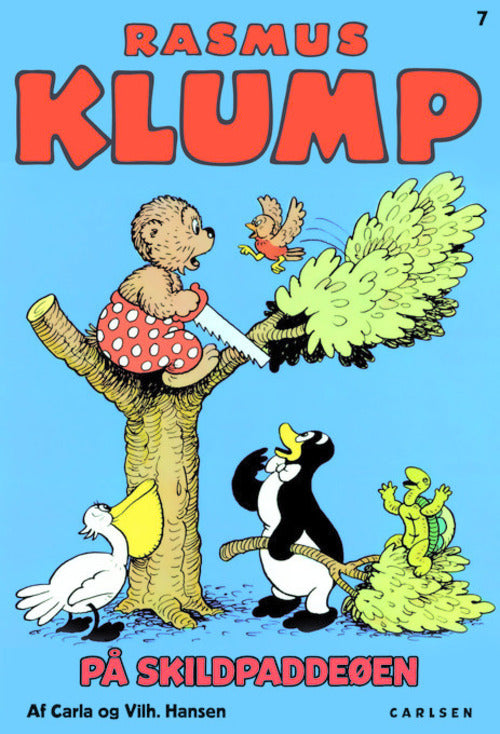 Rasmus Klump på Skildpaddeøen - kolli m/4 stk.