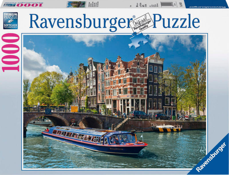 RAVENSBURGER KANALRUNDFART I AMSTERDAM 1000 BRIKKER