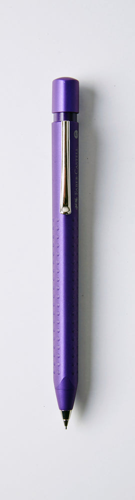 PENCIL Faber-Castell GRIP METALLIC LILLA 0,7MM