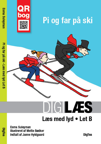 Pi og far på ski