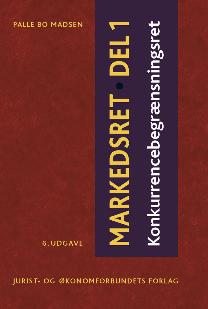 Markedsret Konkurrencebegrænsningsret