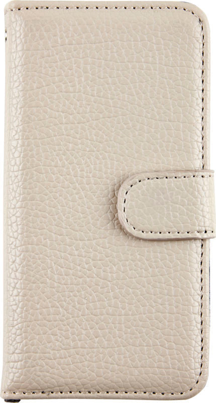 MOBILCOVER IPHONE 5 LÆDERLOOK SAND RU