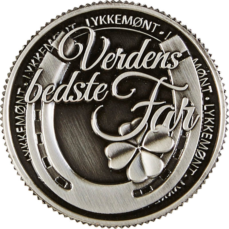 Lykkemønt verdens bedste far