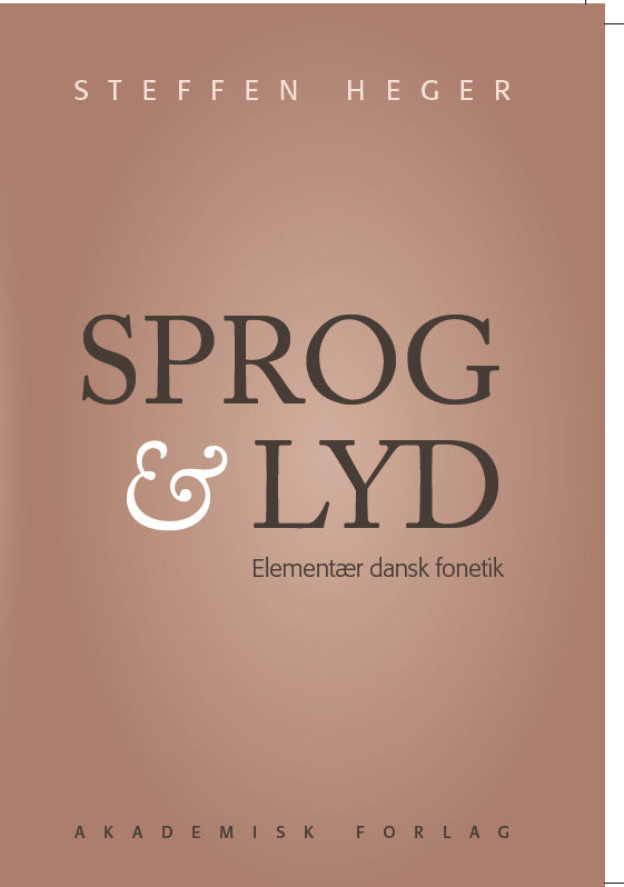 Sprog og lyd