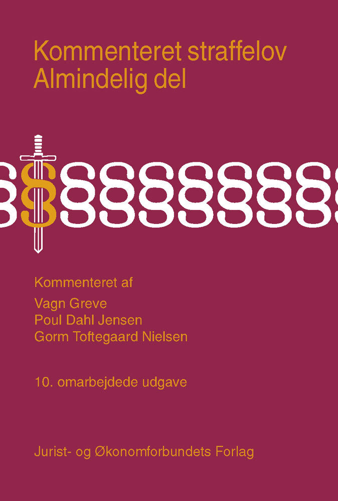 Kommenteret straffelov Almindelig del