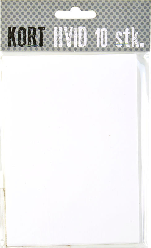 KORT A6 HVID 200 GSM 10 STK