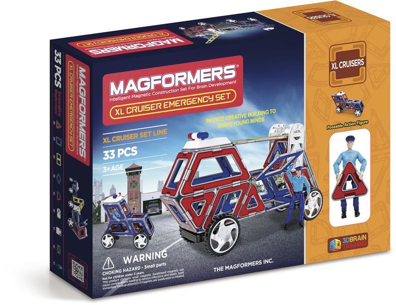 MAGFORMERS XL CRUISERS EMERGENCY SET