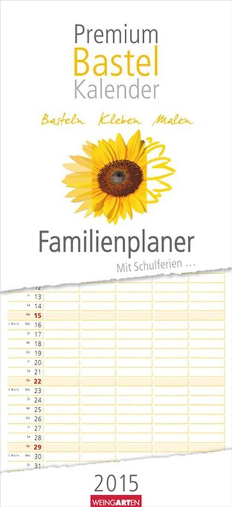 Premium Bastel Kalender - Make your own family planner 2015