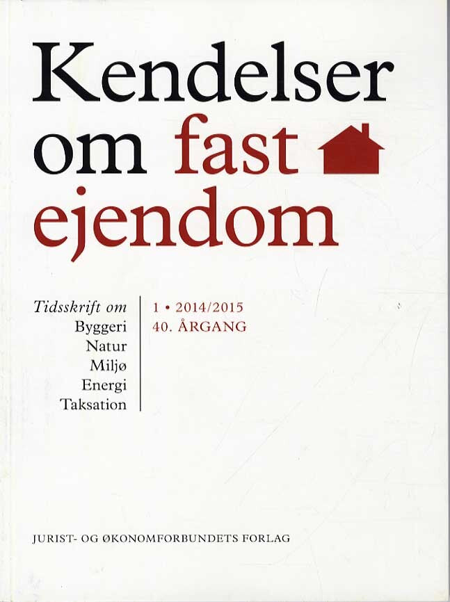 Kendelser om fast ejendom 2014/1