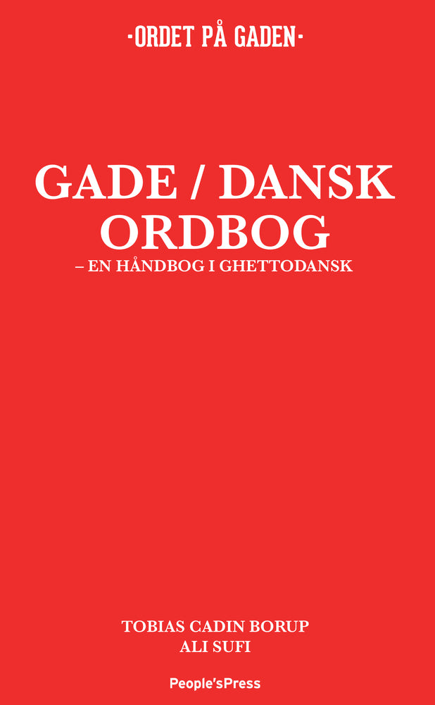 Gade/dansk ordbog