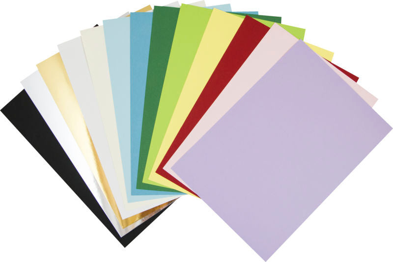 KARTON 40X60CM 210G LYSERØD 1 ARK