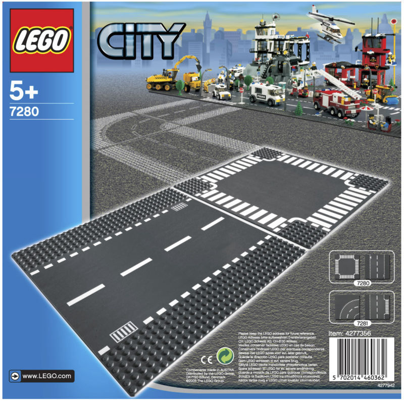7280 LEGO CITY SUPPLEMENTARY LIGE VEJBANE OG VEJKRYDS