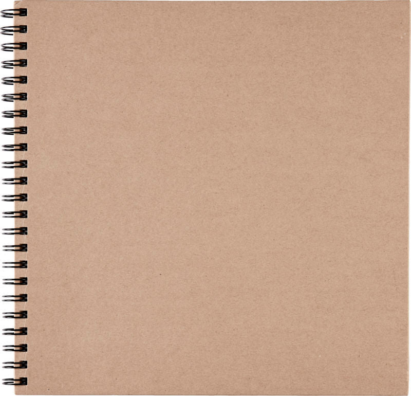 D2 Fotoalbum scrapbog brun 30x30 20 sider. indvendig brun