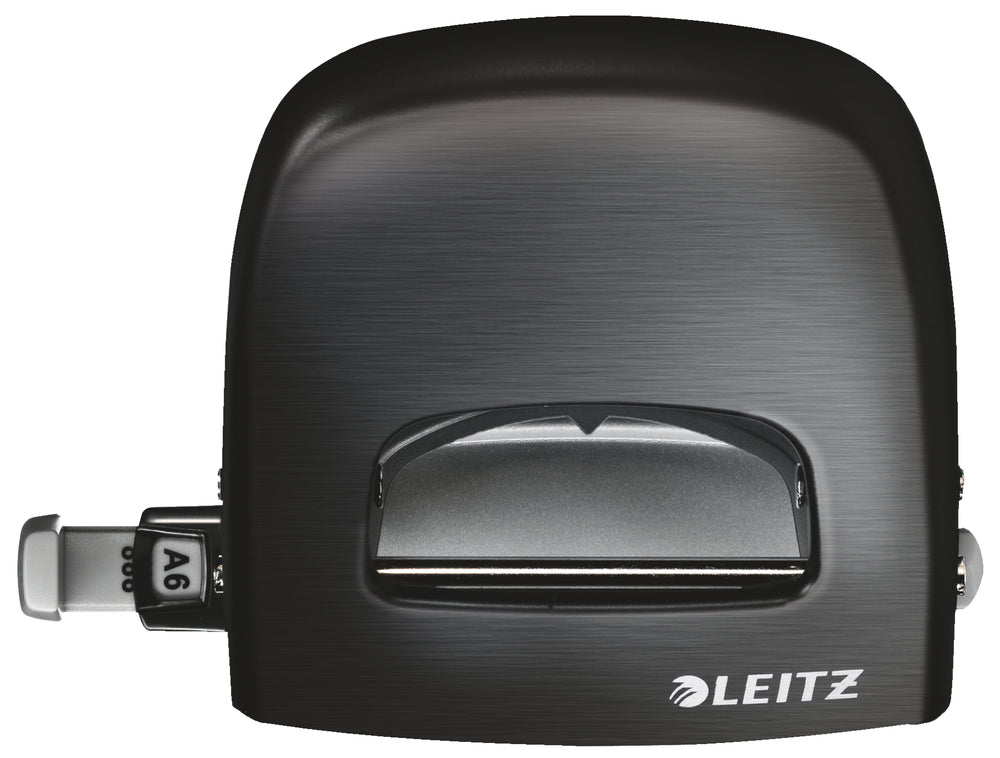 Hulapparat Leitz 2 hul 30 ark style satin sort