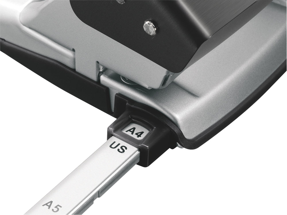 Hulapparat Leitz 2 hul 30 ark style satin sort